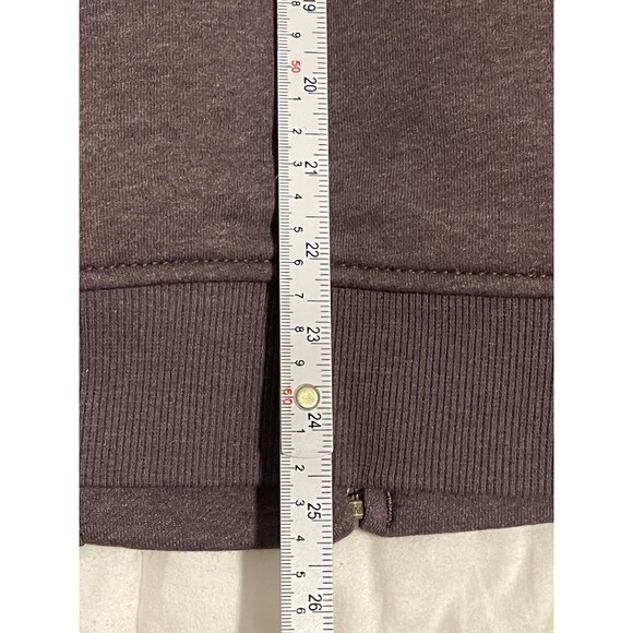 Carhartt Hoodie Womens Large Purple  Sherpa Fleece Lined Relaxed Fit Full Zip - Picture 10 of 10